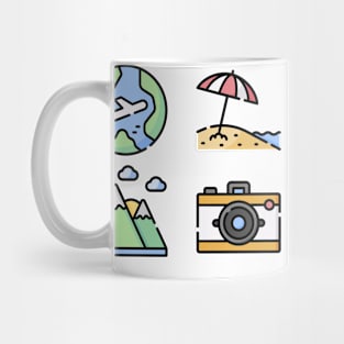 holiday, traveler, tourist, mountain, photographer, sea, mountain tees Mug